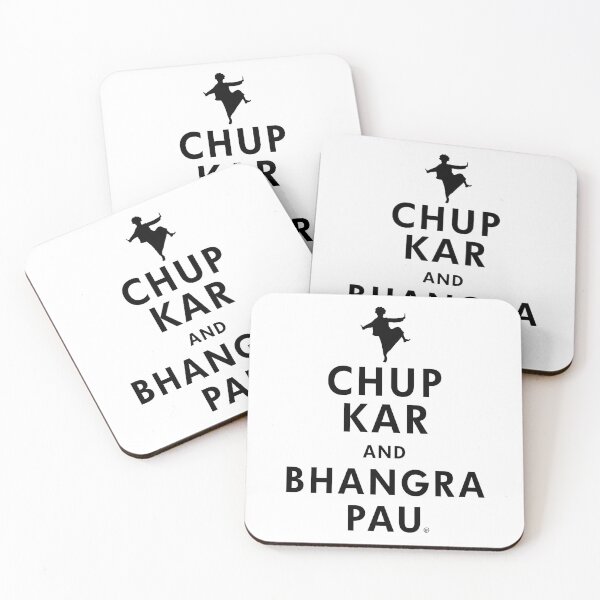 Item preview, Chup Kar and Dance Bhangra Pau Funny Indian Punjabi  designed and sold by Phulkari Co.
