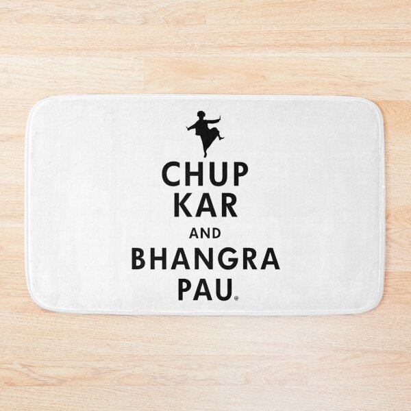 Item preview, Chup Kar and Dance Bhangra Pau Funny Indian Punjabi  designed and sold by Phulkari Co.