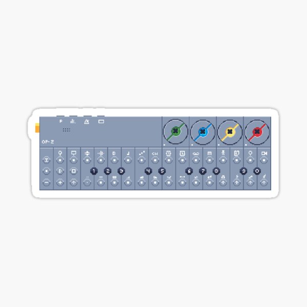 Pixel OP-Z Sticker