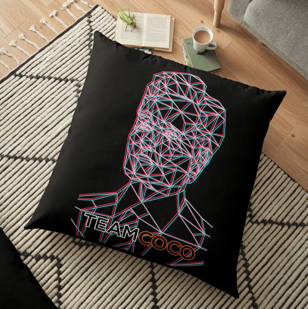 Team COCO (Anaglyph) Floor Pillow