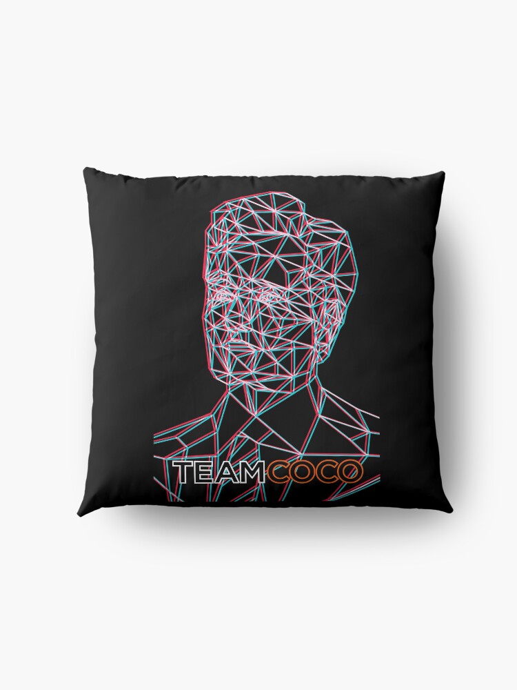 Alternate view of Team COCO (Anaglyph) Floor Pillow