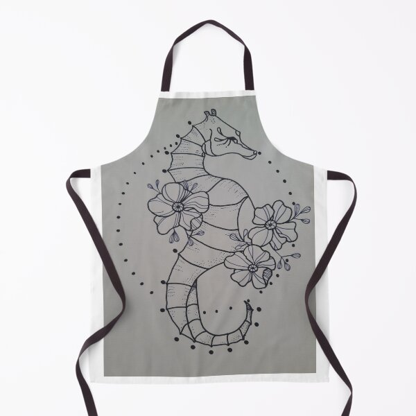 Item preview, Flowered seahorse designed and sold by MeriArt-LR.