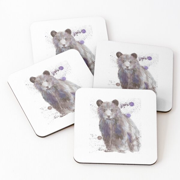 Item preview, Watercolor painting of grizzly bear  designed and sold by JSpaitings.