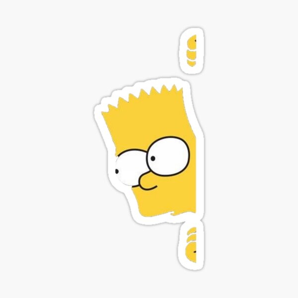 Vista previa del artículo con la obra «Bart siendo bart», diseñado y vendido por KyleDleon.