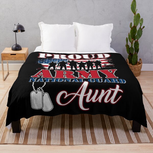 Item preview, Proud Army National Guard Aunt Dog Tag Flag Shirt Men designed and sold by TimoJohnson78.