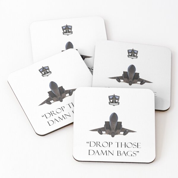 Drop Those Damn Bags Coasters (Set of 4)