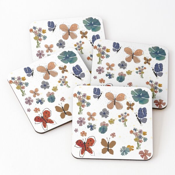 Artikelvorschau, Schmetterlinge und Blumensträuße entworfen und verkauft von designedbyjamie.