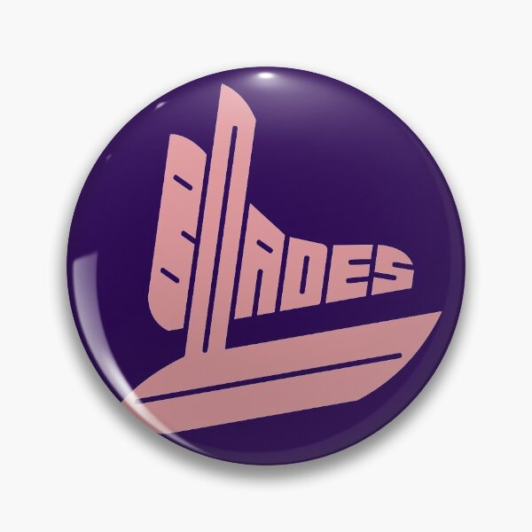 Item preview, Lady Blades Pink Hockey Skate Logo designed and sold by FanSportsSpot.