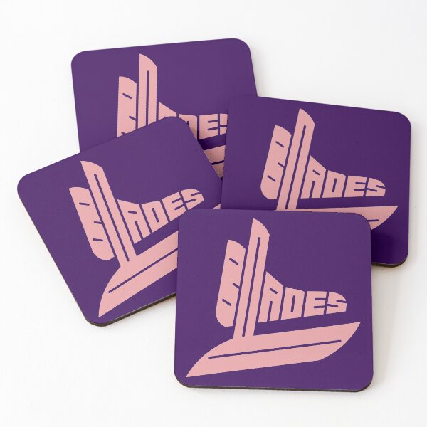 Item preview, Lady Blades Pink Hockey Skate Logo designed and sold by FanSportsSpot.