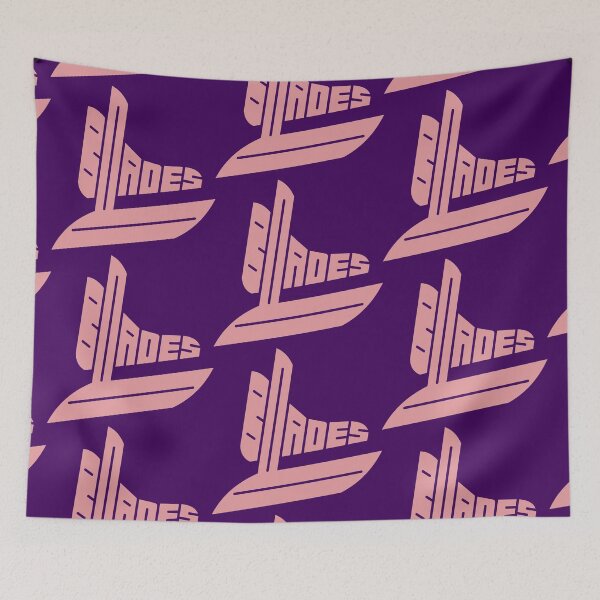 Item preview, Lady Blades Pink Hockey Skate Logo designed and sold by FanSportsSpot.