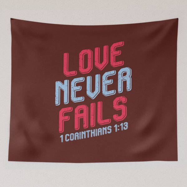 Item preview, Love never fails designed and sold by wazoosi.
