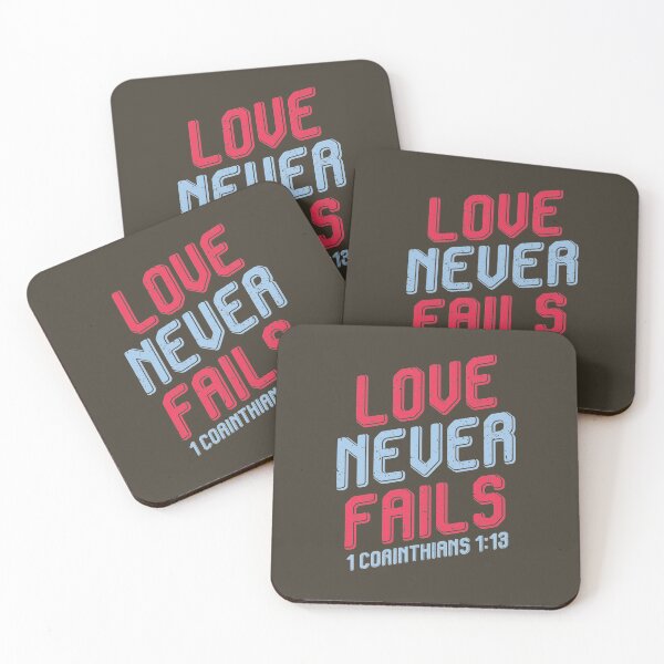 Item preview, Love never fails designed and sold by wazoosi.