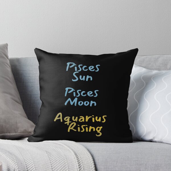Item preview, Pisces Sun Pisces Moon Aquarius Rising Text designed and sold by leomooncreates.