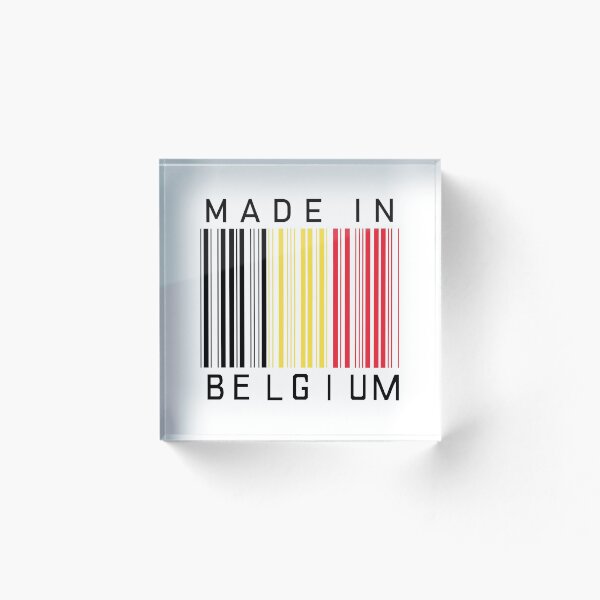 Aperçu de l'œuvre Code-barres fabriqué en Belgique créée et vendue par hockeng.