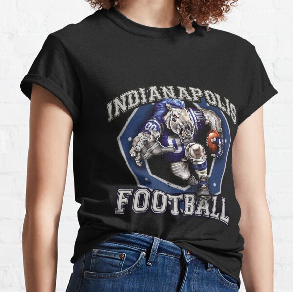 deadmansupplyco Vintage Football - Indianapolis Colts (White Colts Wordmark) T-Shirt