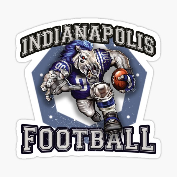 Indianapolis Colts Mascot NFL Sticker for Sale by mandarinolive