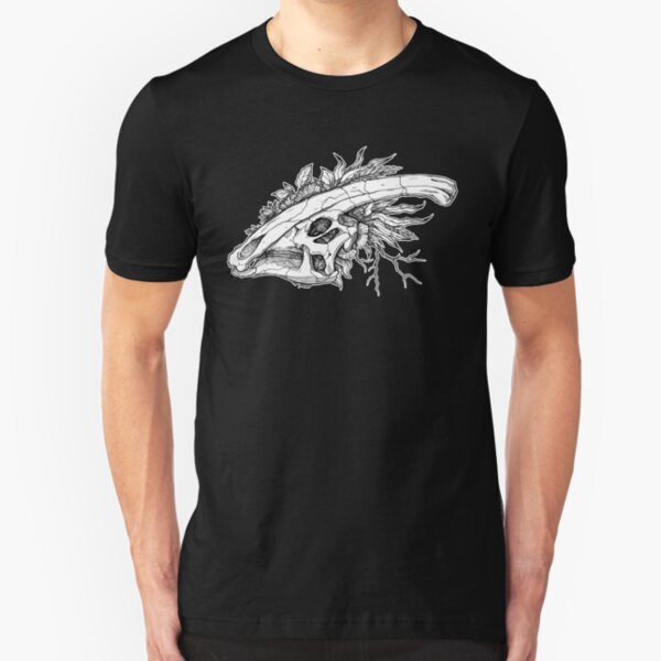 Parasaurolophus Skull 1.1 Slim Fit T-Shirt