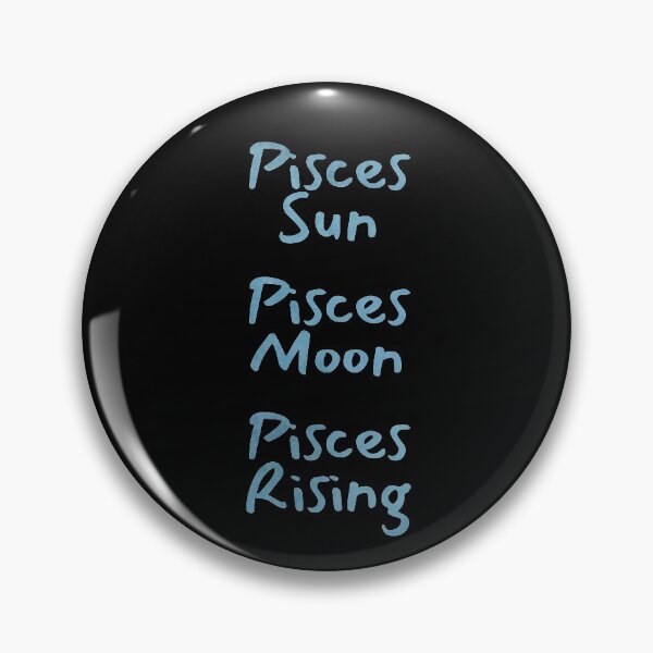 Item preview, Pisces Sun Pisces Moon Pisces Rising Text designed and sold by leomooncreates.
