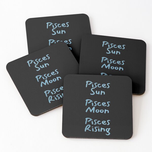 Item preview, Pisces Sun Pisces Moon Pisces Rising Text designed and sold by leomooncreates.