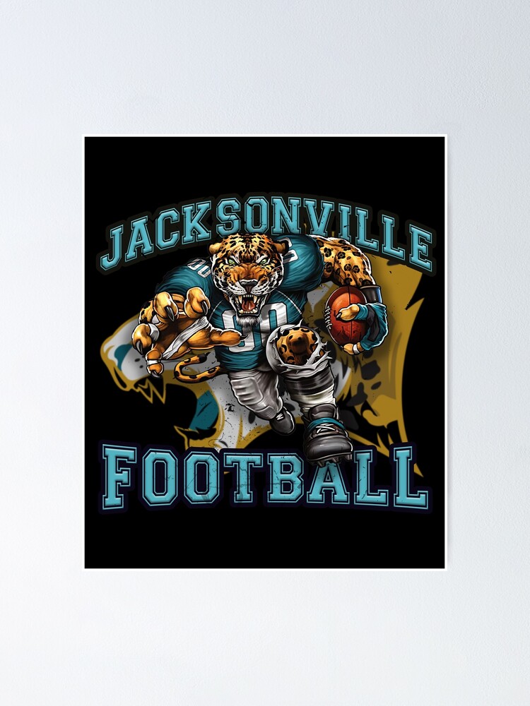 Jacksonville Jaguars NFL American Football Team, Jacksonville Jaguars  Player,Sports Posters for Spor Art Print