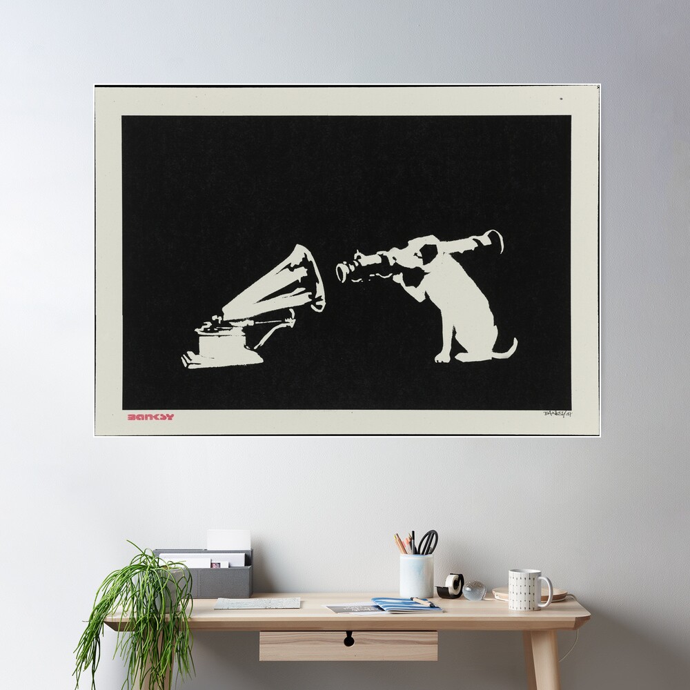 Rocket Dog - hot Banksy Street Premium Canvas Art