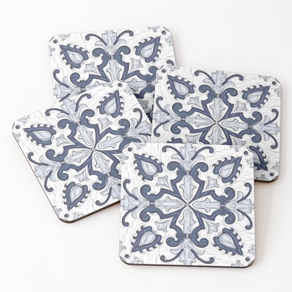Item preview, Portuguese Oiled Floral Tiles  designed and sold by GVibezPadel.