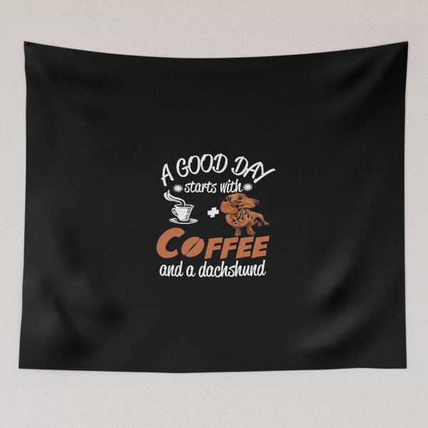 Item preview, A Good Day Starts With Coffee And A Dachshund - Dog Lovers Dogs Dachshunds designed and sold by Superhero Gear.