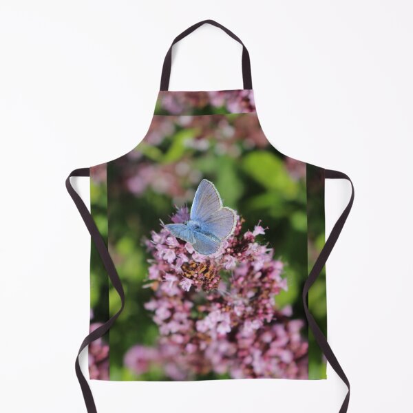 Item preview, blue butterfly on flower designed and sold by pinkal.