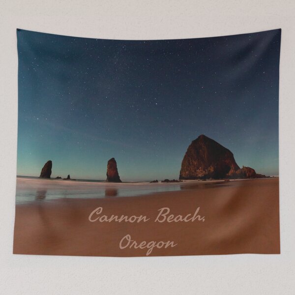 Item preview, Cannon Beach Oregon Haystack Rock designed and sold by mwagie.