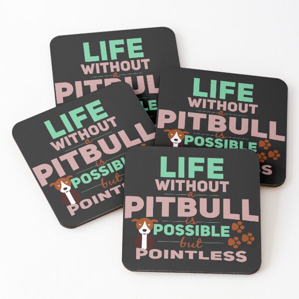 Item preview, Life Without A Pitbull Is Possible But Pointless - Cute Sitting Pitbull Dog designed and sold by leo121687.
