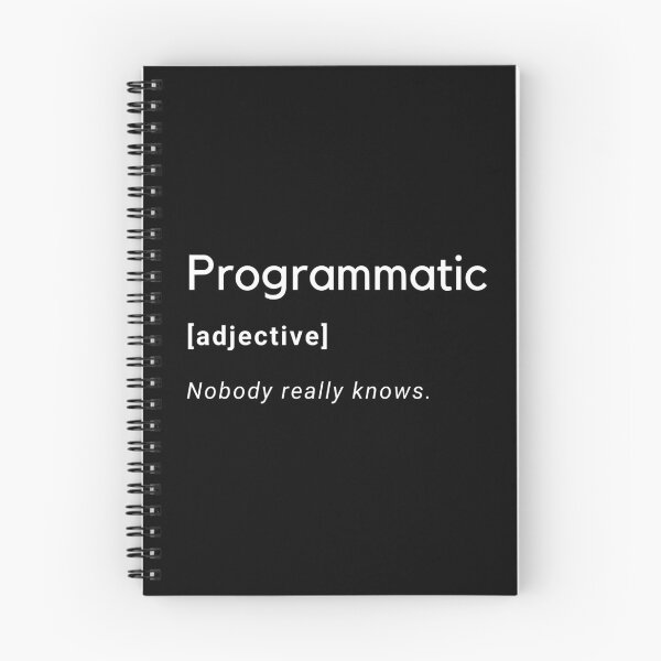 Item preview, Programmatic adjective designed and sold by justenough.