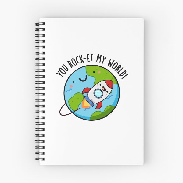 Item preview, You Rock-et My World Funny Rocket Puns  designed and sold by punnybone.