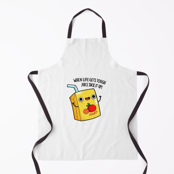 Item preview, LIfe Gets Tough Just Suck It Up Juice Puns designed and sold by punnybone.