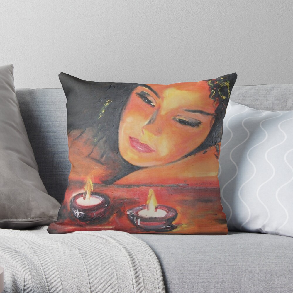 Contemplation Throw Pillow