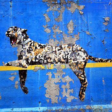 Artwork thumbnail, Banksy Mural Graffiti Leopard Bronx Zoo Wall by WE-ARE-BANKSY