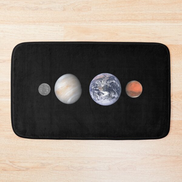 Item preview, Mercury, Venus, Earth, Mars - size comparison designed and sold by AvengingMeteor.