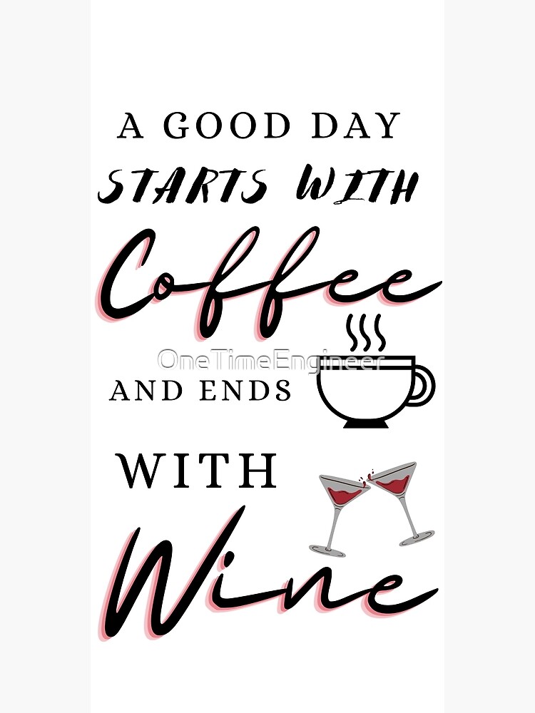 Disover Christmas Wine Coffee funny Premium Matte Vertical Poster