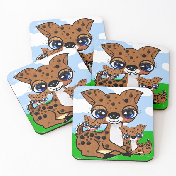 Item preview, Sika deer - Mother's love  designed and sold by Shirley cute art .