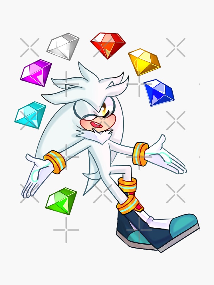 shadow sonic and silver the hedgehog pixel art  Sticker by LuisDiazZ