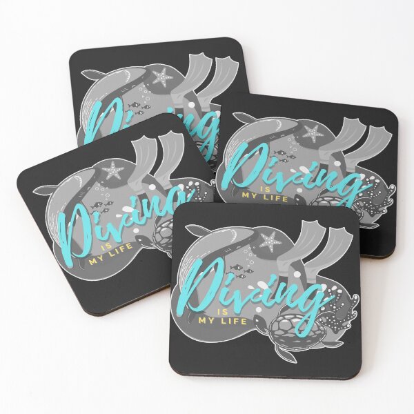 Item preview, I Love scuba diving - Diving is my life! Vintage designed and sold by miaoxiang9.