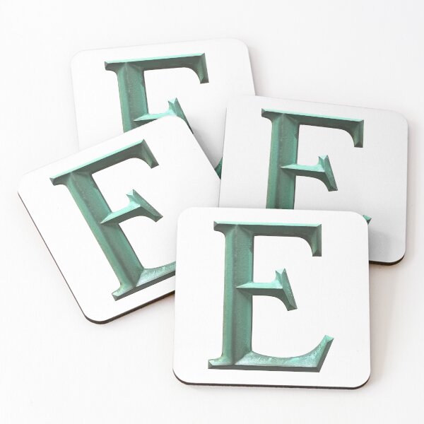 Item preview, LETTER E In Green Sticker designed and sold by stickysterscom.