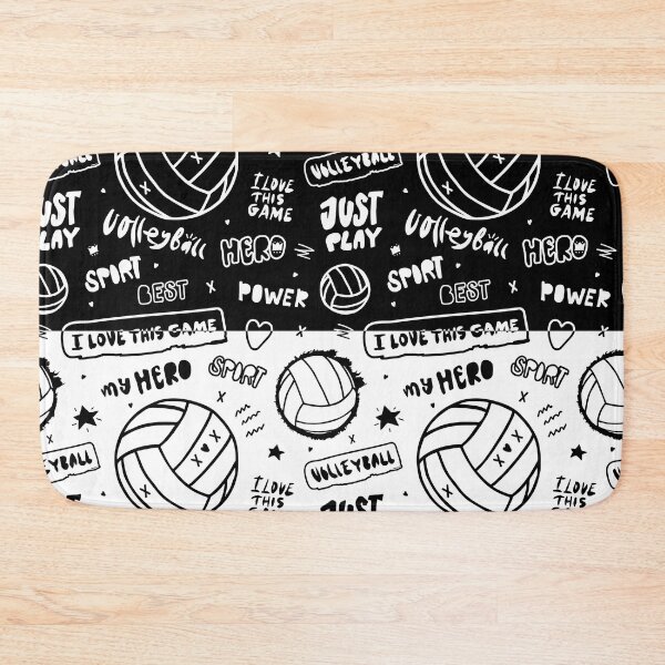 Item preview, volleyball pattern #2bw designed and sold by SportArtGame2.