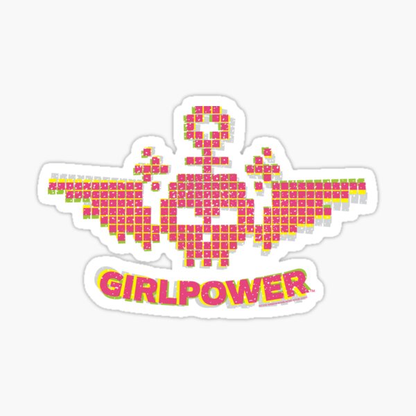 Girl Power - Pink Skull - Female Icons Sticker