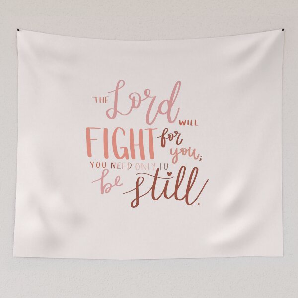 Item preview, Exodus 14:14 (Pink/Orange) designed and sold by hsjdesigns.