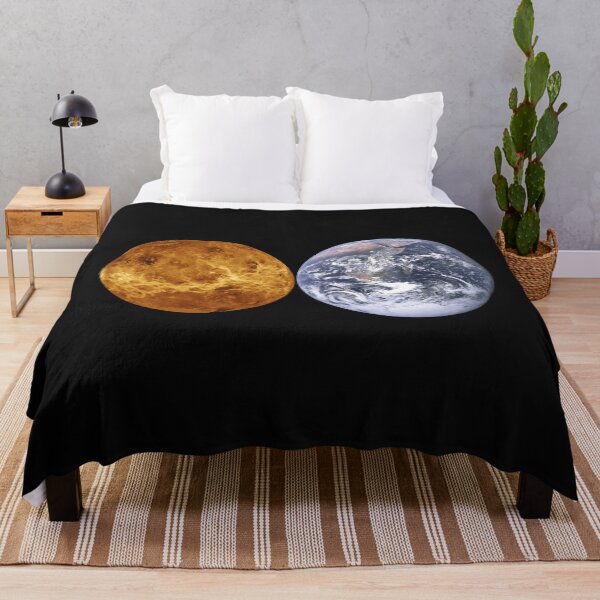 Item preview, Venus and Earth (size comparison) designed and sold by AvengingMeteor.