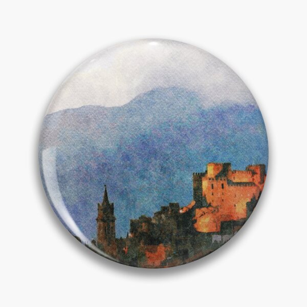 Item preview, Castle on a Hill In Sicily designed and sold by Digitalcrone.