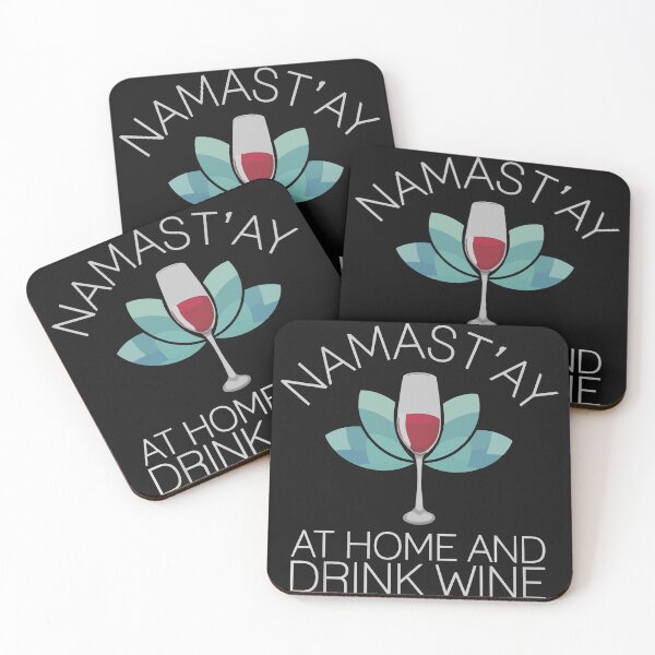 Item preview, Yoga Wine For Yogis At Home And Drink Wine designed and sold by Stickytudes.