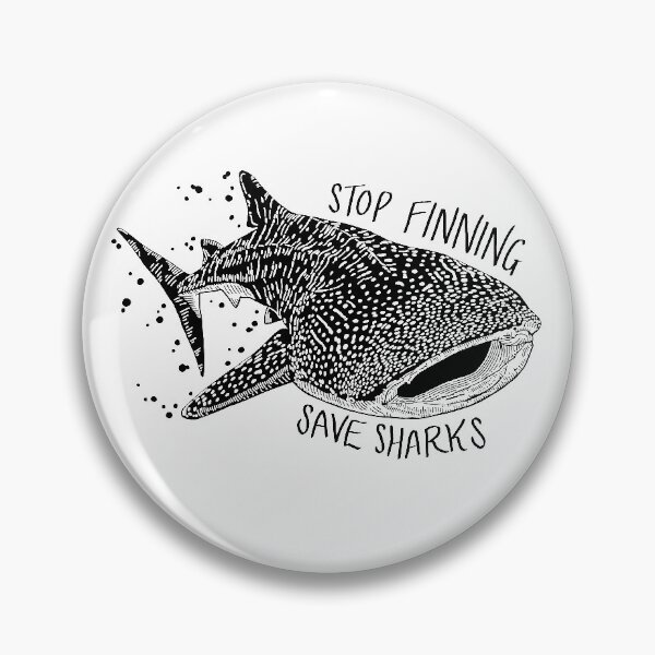 Item preview, Stop Finning Save Sharks Whale Shark designed and sold by Narked-Shark.
