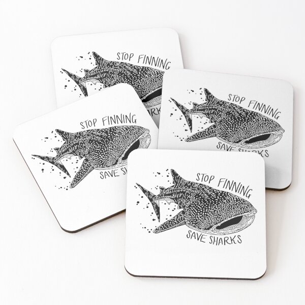 Item preview, Stop Finning Save Sharks Whale Shark designed and sold by Narked-Shark.