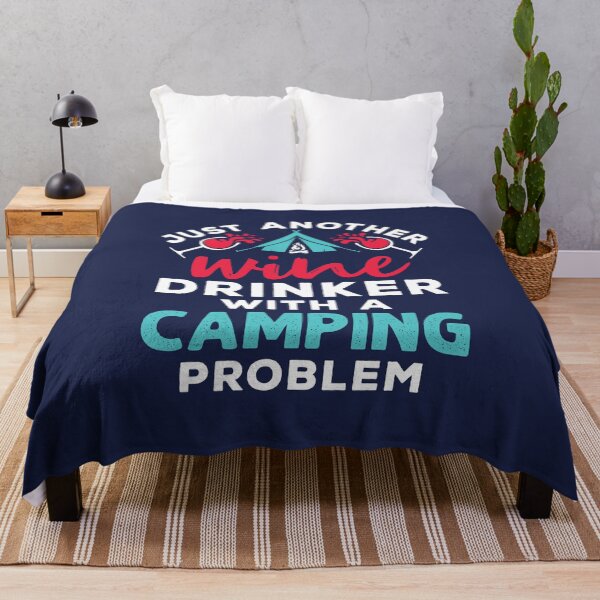 Item preview, Just Another Wine Drinker With a Camping Problem designed and sold by jaygo.